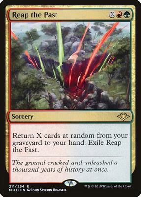 Reap the Past card from Modern Horizons