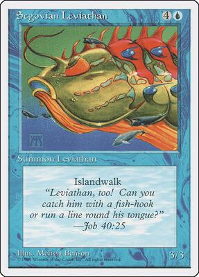 Segovian Leviathan card from Fourth Edition