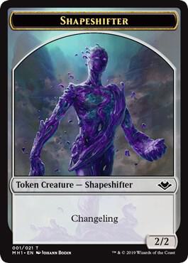 Shapeshifter Token card from Modern Horizons