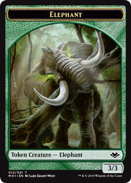 Elephant Token card from Modern Horizons
