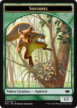 Squirrel Token card from Modern Horizons