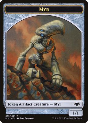 Myr Token card from Modern Horizons
