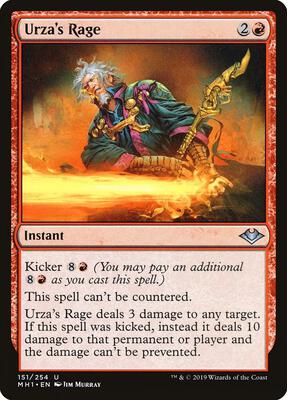 Urza's Rage card from Modern Horizons