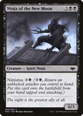 Ninja of the New Moon card from Modern Horizons