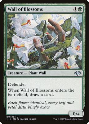 Wall of Blossoms card from Modern Horizons