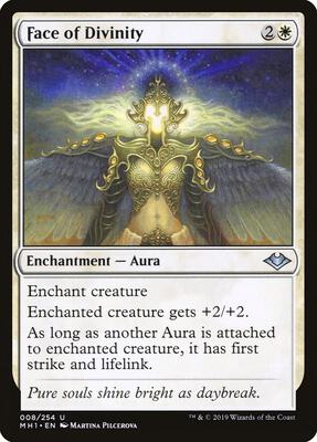 Face of Divinity card from Modern Horizons