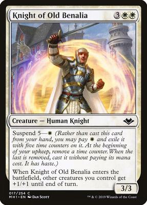 Knight of Old Benalia card from Modern Horizons