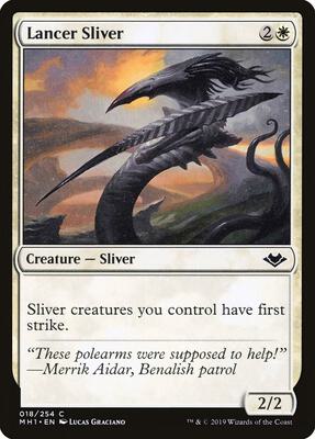 Lancer Sliver card from Modern Horizons