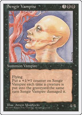Sengir Vampire card from Fourth Edition