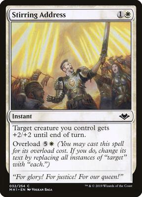 Stirring Address card from Modern Horizons