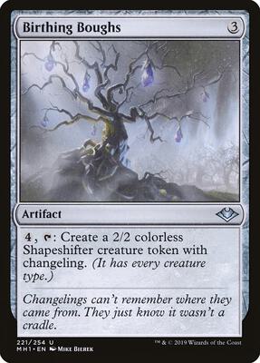 Birthing Boughs card from Modern Horizons