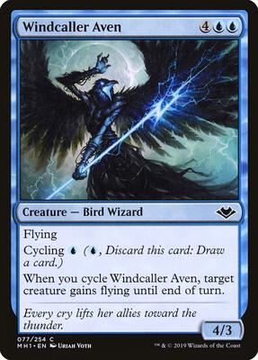 Windcaller Aven card from Modern Horizons