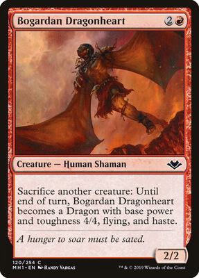 Bogardan Dragonheart card from Modern Horizons