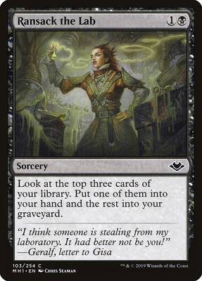 Ransack the Lab card from Modern Horizons