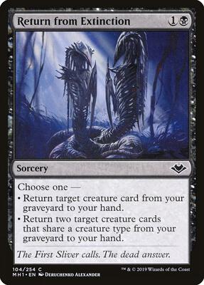 Return from Extinction card from Modern Horizons