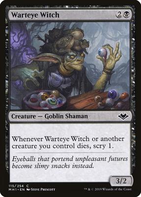 Warteye Witch card from Modern Horizons