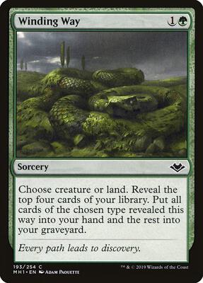 Winding Way card from Modern Horizons