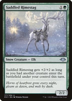 Saddled Rimestag card from Modern Horizons