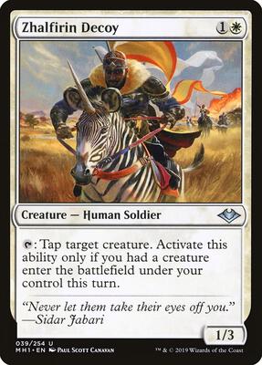 Zhalfirin Decoy card from Modern Horizons