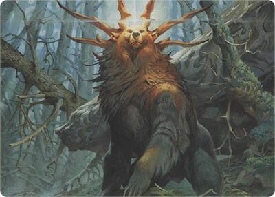 Ayula, Queen Among Bears (Art Series) card from Art Series: Modern Horizons