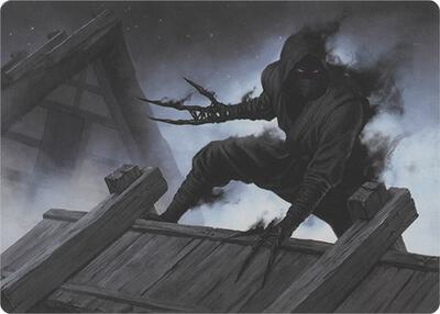 Ninja of the New Moon (Art Series) card from Art Series: Modern Horizons