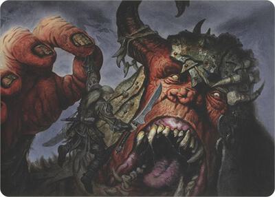 Ravenous Giant (Art Series) card from Art Series: Modern Horizons