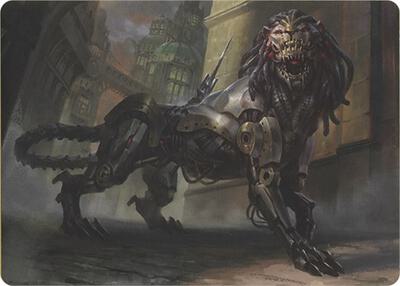 Lesser Masticore (Art Series) card from Art Series: Modern Horizons
