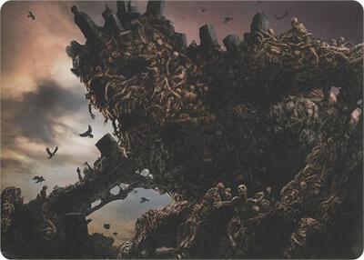 Hogaak, Arisen Necropolis (Art Series) card from Art Series: Modern Horizons