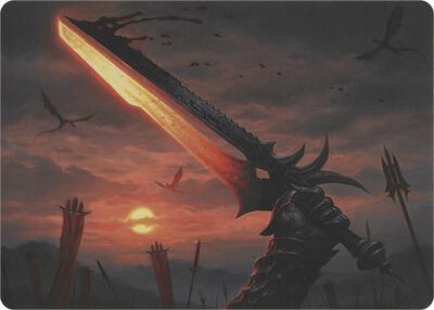Sword of Sinew and Steel (Art Series) card from Art Series: Modern Horizons