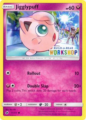 Jigglypuff - 71/111 (Build-A-Bear Workshop Exclusive) card from Miscellaneous Cards & Products