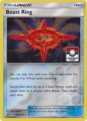 Beast Ring - 102a/131 (League Cup) card from League & Championship Cards