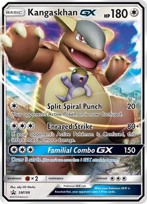 Kangaskhan GX - SM188 card from SM Promos