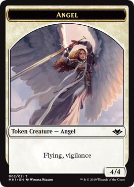 Angel // Illusion Double-Sided Token card from Modern Horizons
