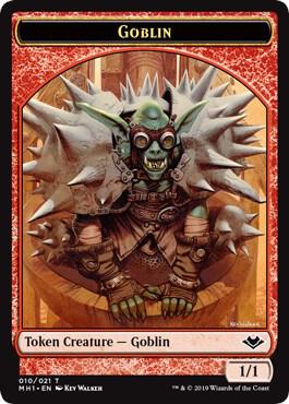 Goblin // Spider Double-Sided Token card from Modern Horizons
