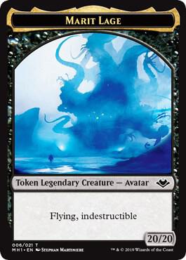 Marit Lage // Spirit Double-Sided Token card from Modern Horizons