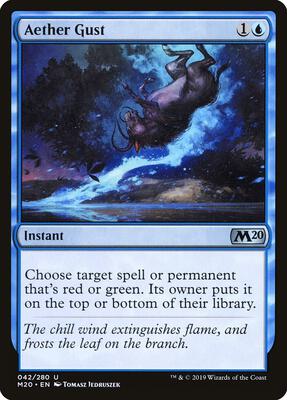 Aether Gust card from Core Set 2020