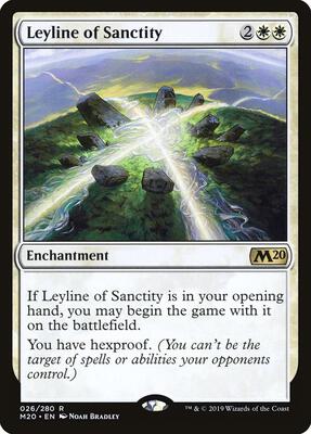 Leyline of Sanctity card from Core Set 2020