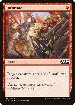 Infuriate card from Core Set 2020