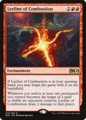 Leyline of Combustion card from Core Set 2020