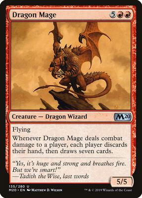 Dragon Mage card from Core Set 2020