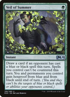 Veil of Summer card from Core Set 2020