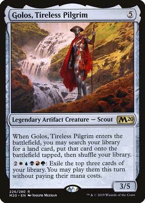 Golos, Tireless Pilgrim card from Core Set 2020
