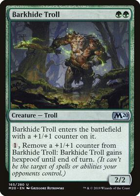 Barkhide Troll card from Core Set 2020