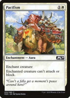 Pacifism card from Core Set 2020