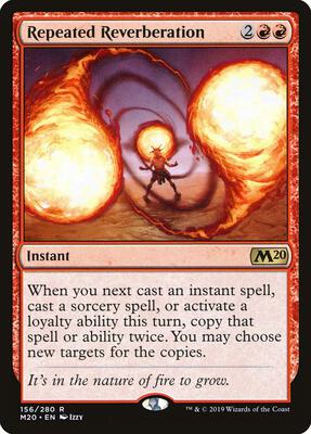 Repeated Reverberation card from Core Set 2020