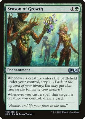 Season of Growth card from Core Set 2020