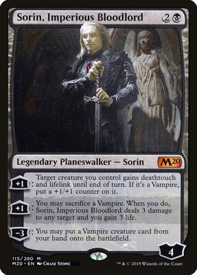 Sorin, Imperious Bloodlord card from Core Set 2020