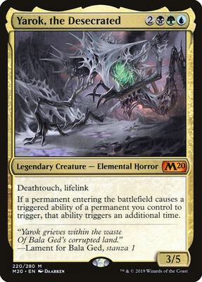 Yarok, the Desecrated card from Core Set 2020
