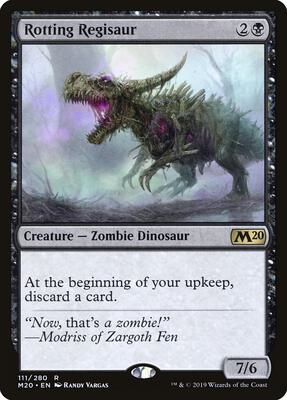 Rotting Regisaur card from Core Set 2020
