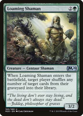 Loaming Shaman card from Core Set 2020